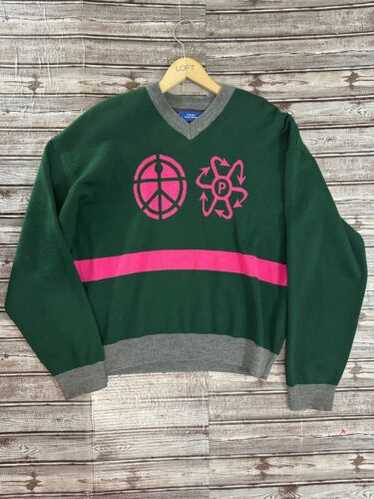 スケートボード RASSVET / PACCBET LOGO CREW KNIT Blue Rassvet Logo Crewneck | SVD