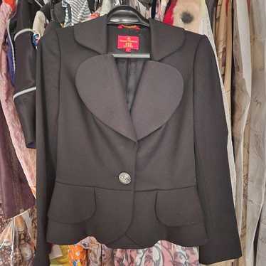 希少　Vivienne Westwood ハート型襟 ブレザー 美品希少VivienneWestwood ハート襟/ラブジャケット