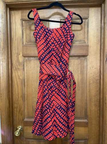 Vintage Albert Nipon Butterfly Suit Size 4 Red Bu… - image 1