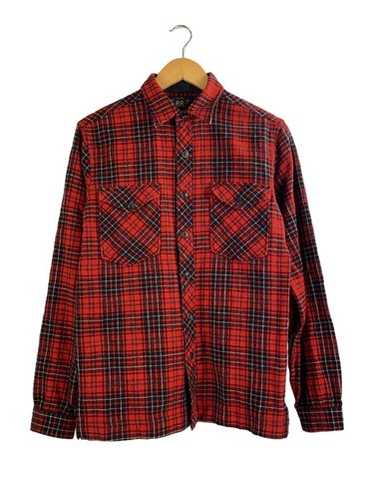 RRL　FLANNEL SHIRT RRL Heavy Duty Cotton Flannel Plaid Shirt Ralph Lauren M