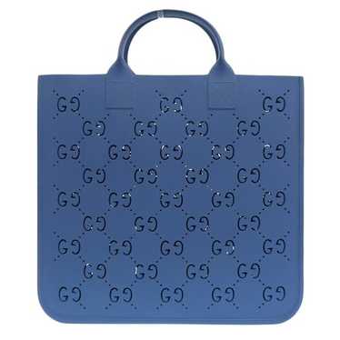 【GUCCI】Punching Monogram Rubber Square Tote Bag Camelia s-l1200.jpg