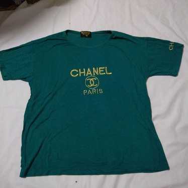 CHANEL ヴィンテージ【激レア⭐︎希少⭐︎美品】マイヨ素材CCマークTシャツ Chanel t shirt vintage - Gem
