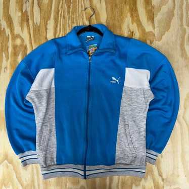 トップス vintage puma jersey jacket parka Vintage Puma Tracksuit Jacket Retro Jersey Zip-up Logo Zip