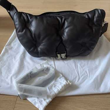 ショルダーバッグ・ポシェット Maison Margiela Chalk Nappa Leather Small Glam Slam Flap Cro Maison Margiela Women Chalk Nappa Leather Small Glam Slam
