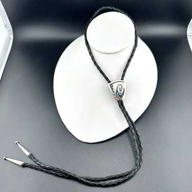Vintage hopi bolo tie - Gem