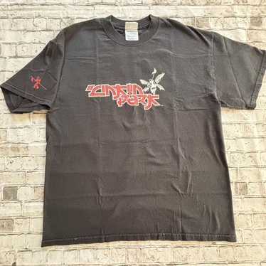 linkin park Tシャツ　ビンテージ2002 Mサイズ Vintage 2002 Bay Island Linkin Park Eye Eyeball XS Band T