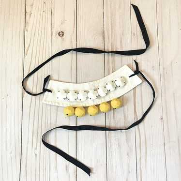 新品　PRADA トライアングルチャーム レッド D50 キーホルダー Prada beaded necklace - Gem