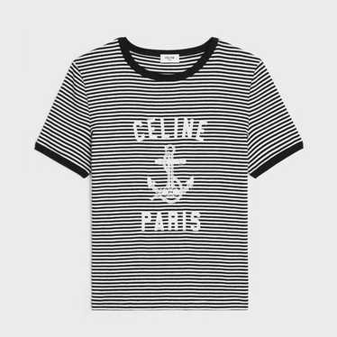 CELINE ストライプTシャツ トリオンフ レギュラーTシャツ ストライプ / ジャージー