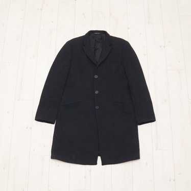ジャケット・アウター 80s giorgio armani long wool coat 80s Jacket Giorgio Armani Coat Long Winter Fall Coat Blue
