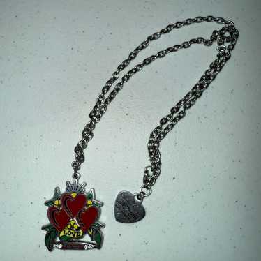 アクセサリー ed hardy necklace silver heart skull y2k ed hardy necklace silver heart skull y2k - メルカリ