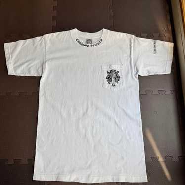 トップス Chrome Hearts 1990s Flare T-shirt VINTAGE 90's CHROME HEARTS MAXFIELD -SUPER DOPE | Depop