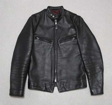schott 641xx ヴィンテージ Schott 641XX Vintage Black Leather Single Rider Jacket 42