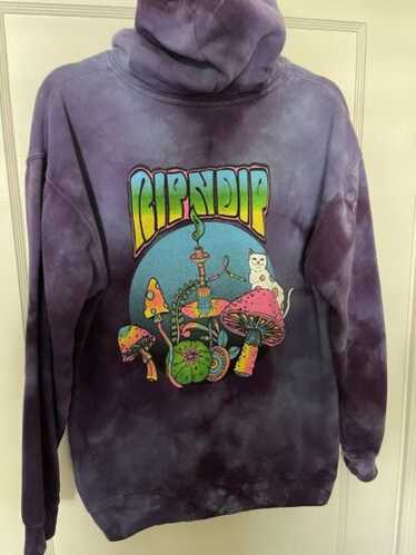 Ripndip Super Sanerm Pullover Hoodie M パーカー Super Sanerm Hoodie (Navy/Neon Green Dye) – RIPNDIP
