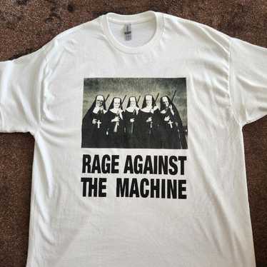 rage against the machine Tシャツ　M　2008 古着 RAGE AGAINST THE MACHINE Tシャツ MEDIUM - メルカリ