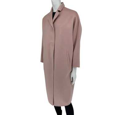 PRADA★素敵！ROUND NECK BOW POCKETS BEIGE PINK COAT Bow-embellished wool grain de poudre jacket COMME DES