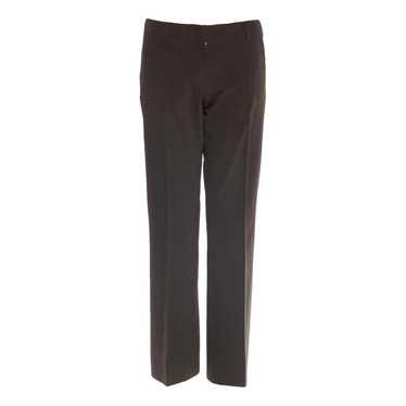 パンツ 90s old prada slim slacks pants black 44 Vintage PRADA Pants Trousers Black Zip Nylon Sport Red tab