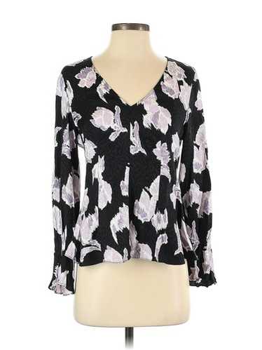 Rebecca Taylor Women Black Long Sleeve Blouse 2 - image 1
