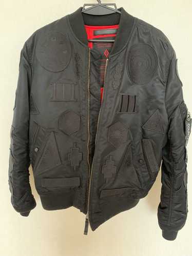 ジャケット・アウター MARCELO BURLON - ALPHA INDUSTRIES Marcelo Burlon Alpha Industries MA-1 Patch Embroidery