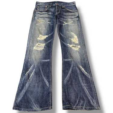 Distressed edwin flare - Gem