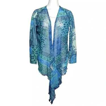 Jean Paul Gaultier フリンジ付アシメトリーロングカーディガン 42756 Cardigan 