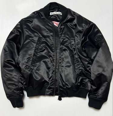 アクネストゥディオズ ma-1 ブラック size44 Acne Studios アクネストゥディオズMA-1 ボンバージャケット
