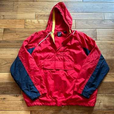 ジャケット・アウター Gap anorak hoodie!! 90's Old Gap cotton anorak hoodie - メルカリ