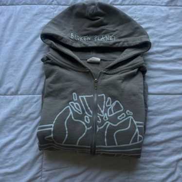 Broken Planet ジップフーディー ジップアップパーカー Broken Planet Zip Up Hoodie Candy Pink Men's - US