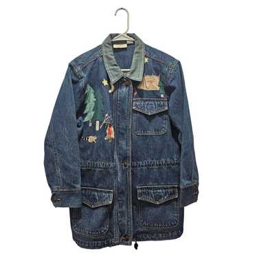 古着　クリストファー&バンクス　デニムジャケット　カバーオール　00s OLD JOE ＆ Co．(オールドジョーアンドコー) 加工デニム