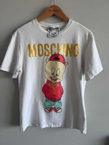 Tシャツ・カットソー MOSCHINO COUTURE Woman T-Shirt White 07085541 1001 White Leo Teddy-print T-shirt Moschino - women - MOSCHINO