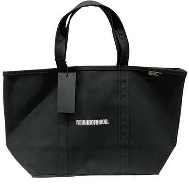 バッグ NEIGHBORHOOD  CANVAS TOTE BAG  BLACK Neighborhood Black Canvas Tote Neighborhood