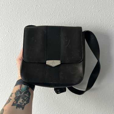 【美品】MARK CROSS 1845 ハンドバッグ ブラック Mark Cross 1845 Mini Trunk Top Handle Bag - Neutrals Handle
