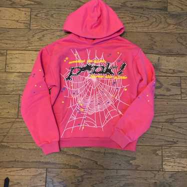関税負担なし★Sp5der PINK V2 パーカー ピンク★入手困難 Sp5der P*NK V2 Hoodie Pink Men's - FW23 - US