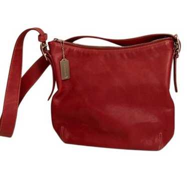 バッグ COACH Red Signature Soft Clip Hobo Bag COACH Red signature Soft Clip Hobo Bag | eBay