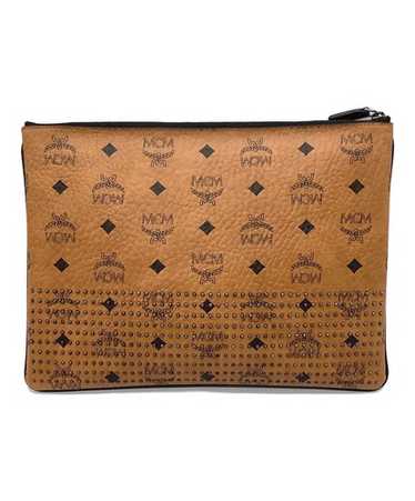 MCM クラッチバッグ エム シー エム レザー z3312 エム・シー・エム MCM クラッチバッグ ブルー レザー メンズ