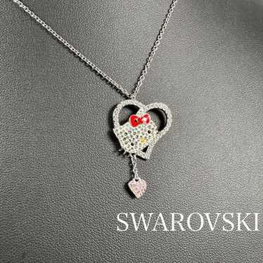 Swarovski×Hello Kitty Stone ペンダントハートチャーム SWAROVSKI スワロフスキー Swarovski 『ハローキティ Hello