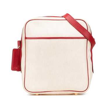 夏*ル様 Vintage HERMÈS Victoria Crossbody B Hermes 97 Natural Canvas & Leather VICTORIA CROSSBODY Travel