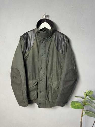 BARBOUR × LAND ROVER OIL JACKET 極希少 M Barbour x Land Rover Ltd Ed. Jacket M Black Waxed Cotton