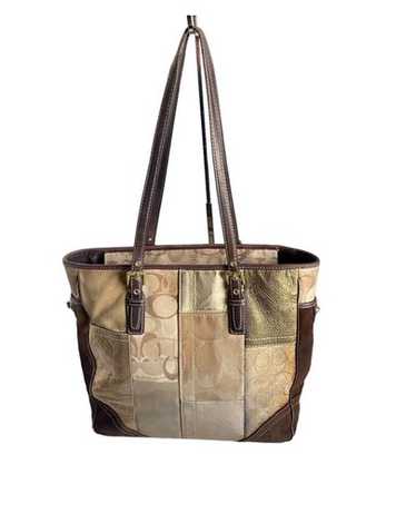 バッグ Coach Patchwork Shoulder bag 2way Coach Patchwork Shoulder Bag Medium Bags & Handbags for