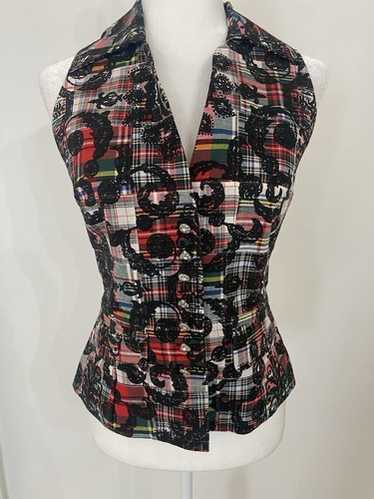 Vintage Todd Oldhamオーガンジー蝶刺繍半袖シャツ Todd Oldham Shirt - Etsy