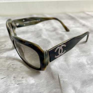 CHANEL サングラス 5102 トータスシェル oval-sunglasses-black-acetate-
