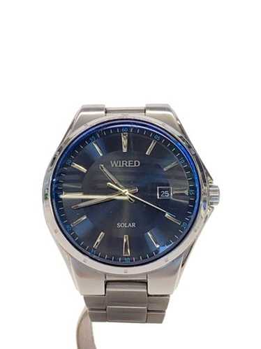 【ソーラー】SEIKO WIRED ソーラー　青　シンプル　AS32-KCH0 ソーラー】SEIKO WIRED ソーラー 青 シンプル AS32-KCH0 - メルカリ