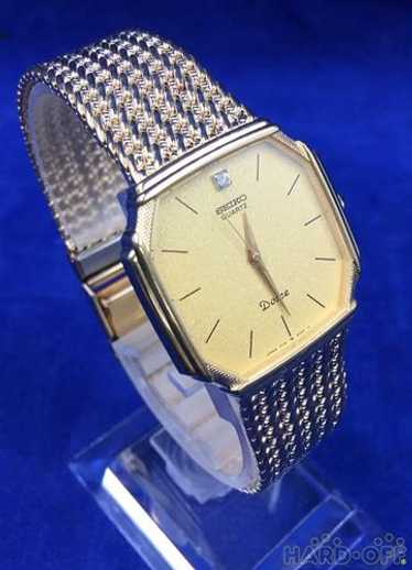 時計 SEIKO DOLCE 14k ST.STEEL 7731-5010 Seiko Dolce 7731-5180 Vintage 1984 14K ST.Steel Quartz Mens