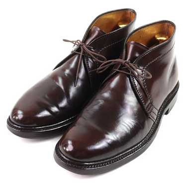 靴 ALDEN 1339 cordovan 9B/D 27cm Used Alden 1339 Burgundy Shell Cordovan Chukka Boots, US6 D