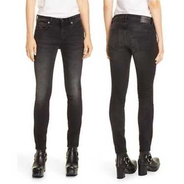 パンツ R13  ALISON CROP    black R13 alison crop skinny - Gem
