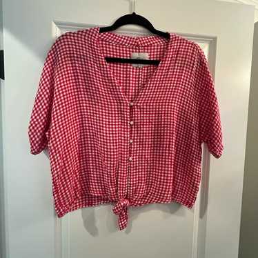Rails Checkered Blouse - image 1