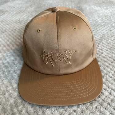 帽子 00s stussy 6 panel leather cap brown F Stussy baseball hat cap - Gem