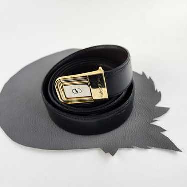 VALENTINO VINTAGE ITALY製 スエードレザー×レザーベルト Vintage brown leather valentino belt - Gem