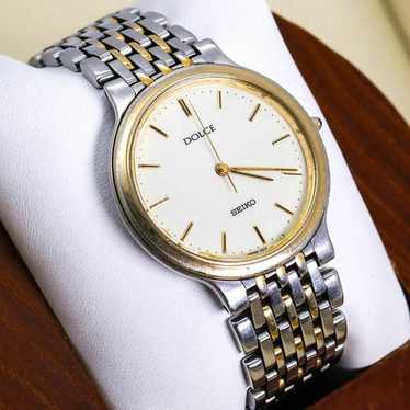 SEIKO DOLCE 8J42-6150 メンズクォーツウォッチ Seiko dolce round mens - Gem