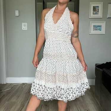 Bcbg Max Azria Polka Dot Dress - Gem