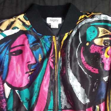 Vintage satin picasso jacket - Gem